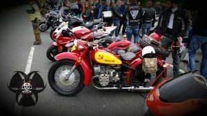 1.Mai Motorradtreffen in Nürnberg - Russisches Gespann "Ural"