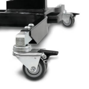 Review ConStands central stand (Motorcycle stand) 8 ConStandsPower_Doppelrollen