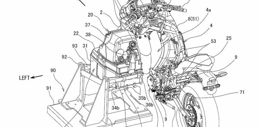 Kawasaki Elektro Patentzeichnung - Motorcycles News - Motorrad Nachrichten App (3)