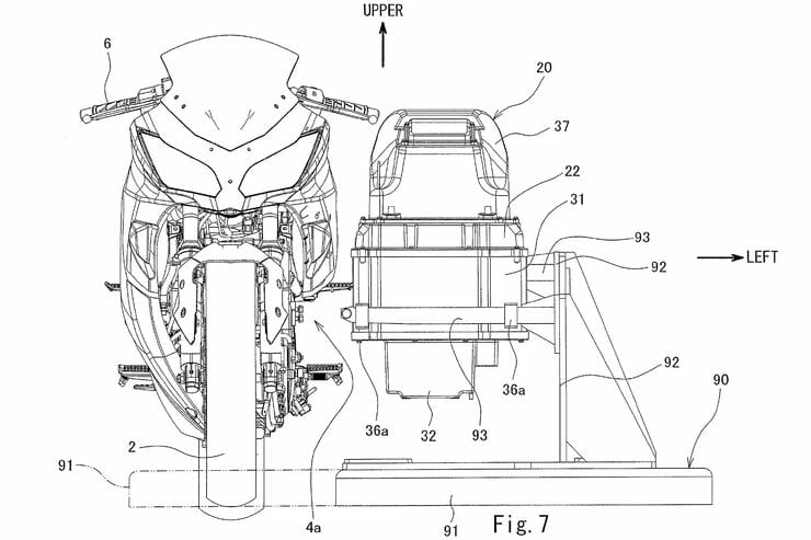 Kawasaki Elektro-Patente 30 Kawasaki Elektro Patentzeichnung Motorcycles News Motorrad Nachrichten App 8