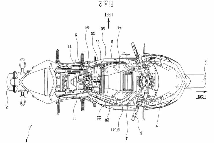 Kawasaki Elektro-Patente 31 Kawasaki Elektro Patentzeichnung Motorcycles News Motorrad Nachrichten App 9
