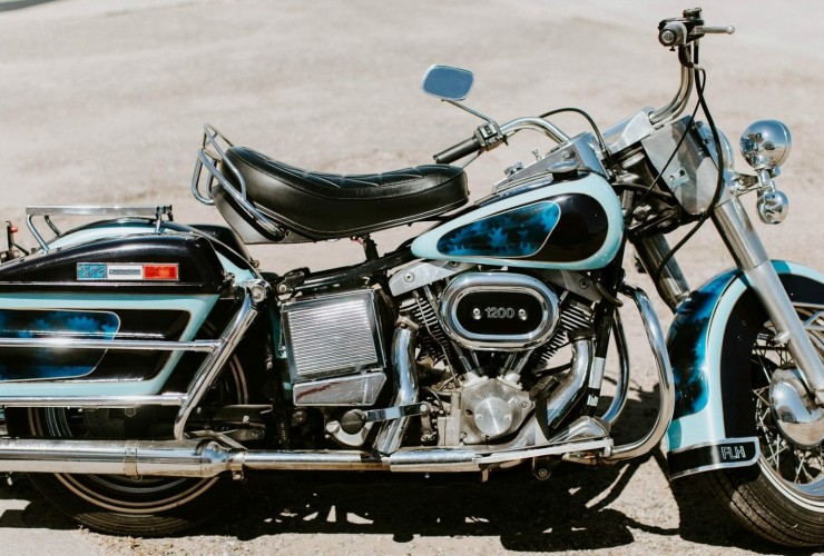 cropped Elvis Harley