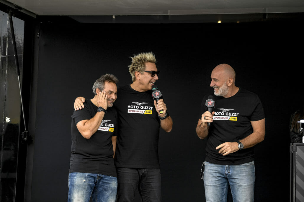 Moto Guzzi Open House Gianfranco Guareschi DJ Ringo Sergio Sgrilli