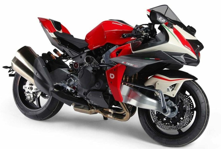 Video: Bimota Tesi H2 on the racetrack 84 Bimota TesiH2 Motorcycle News App Motorrad Nachrichten App MotorcyclesNews 10