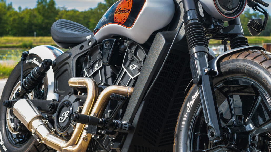 Wunderkind Custom Indian Scout Bobber Newchurch Three Motorcycles