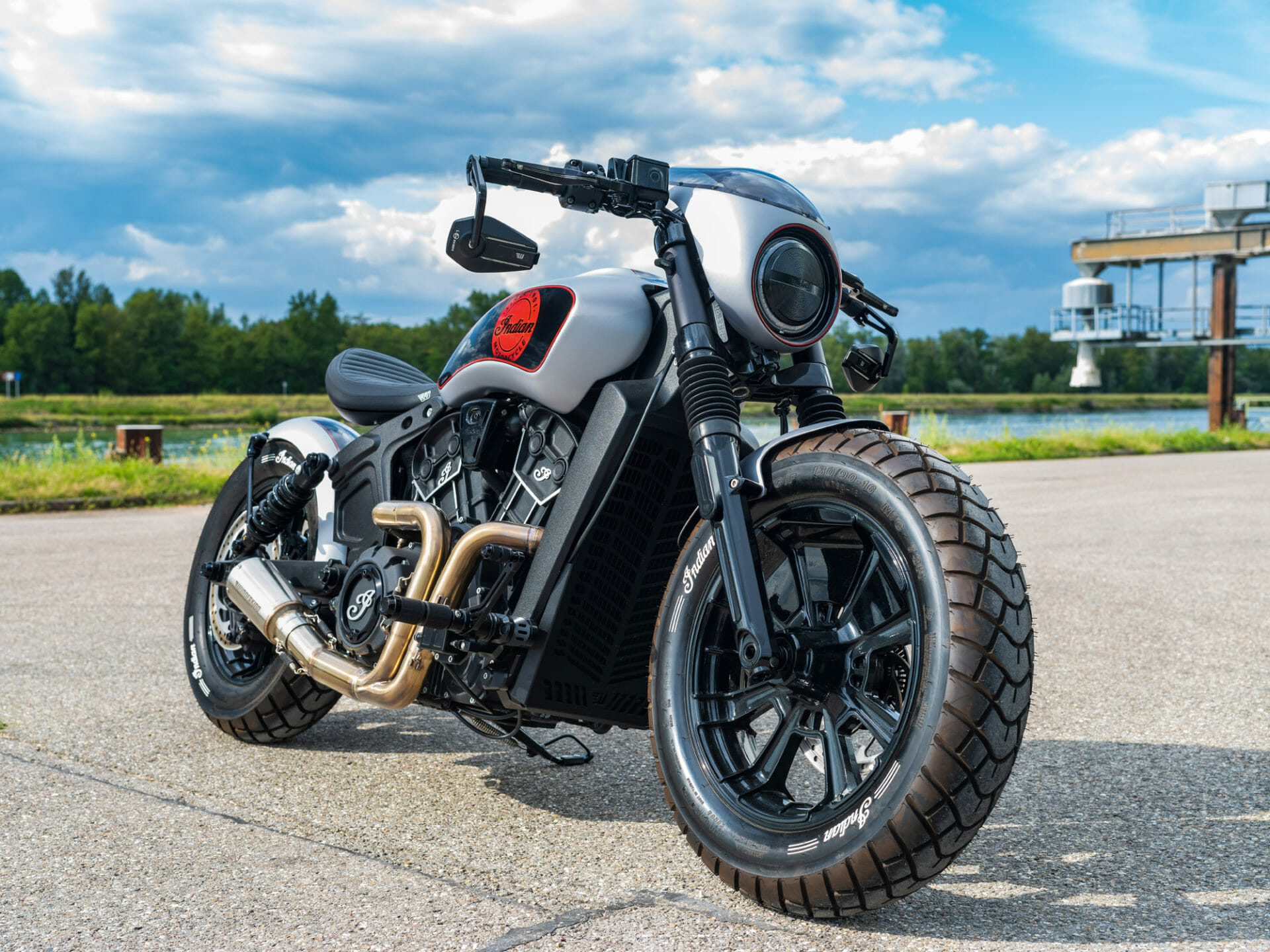 custom indian scout bobber