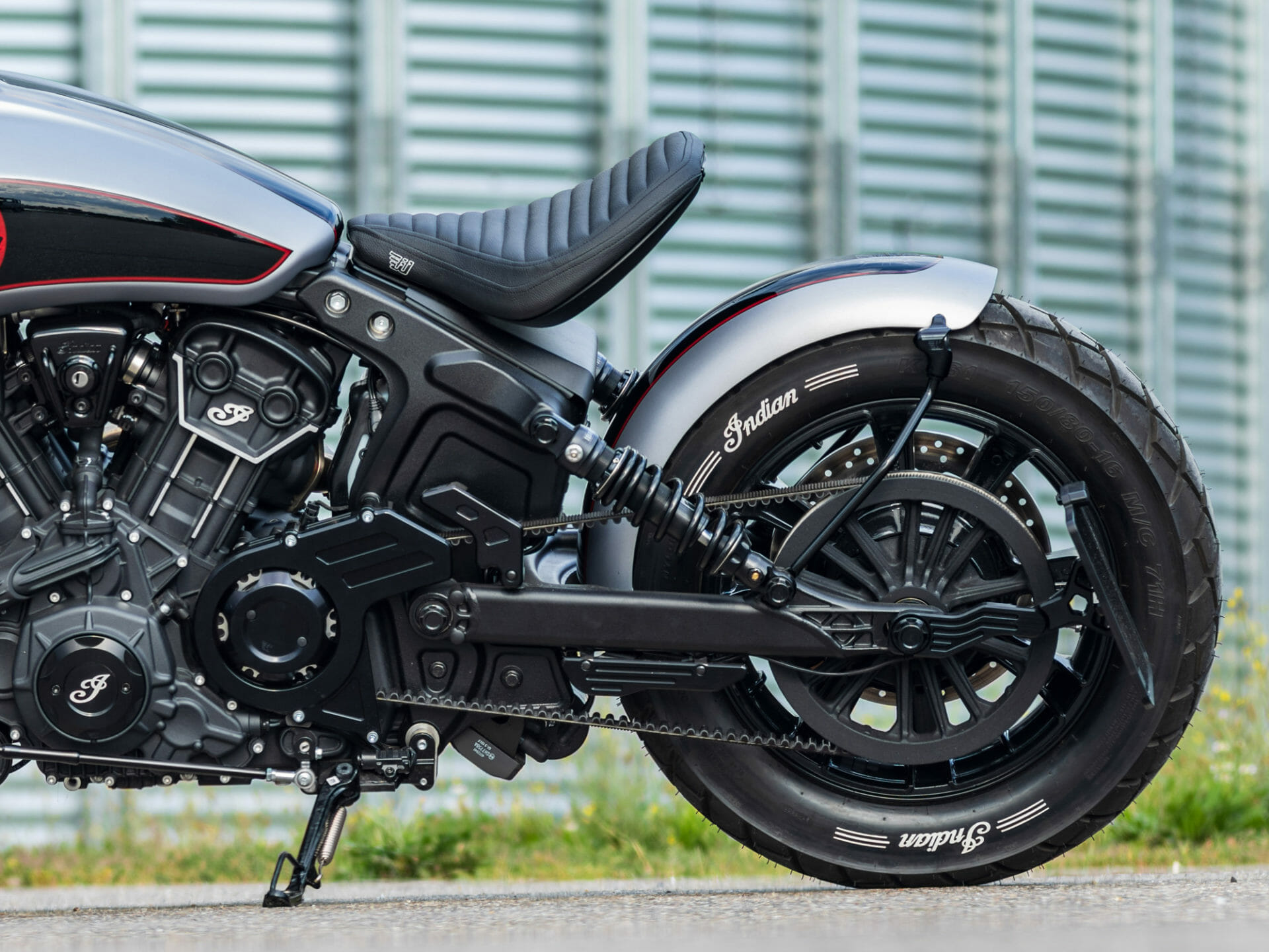 Wunderkind Custom Indian Scout Bobber Newchurch Three Motorcycles