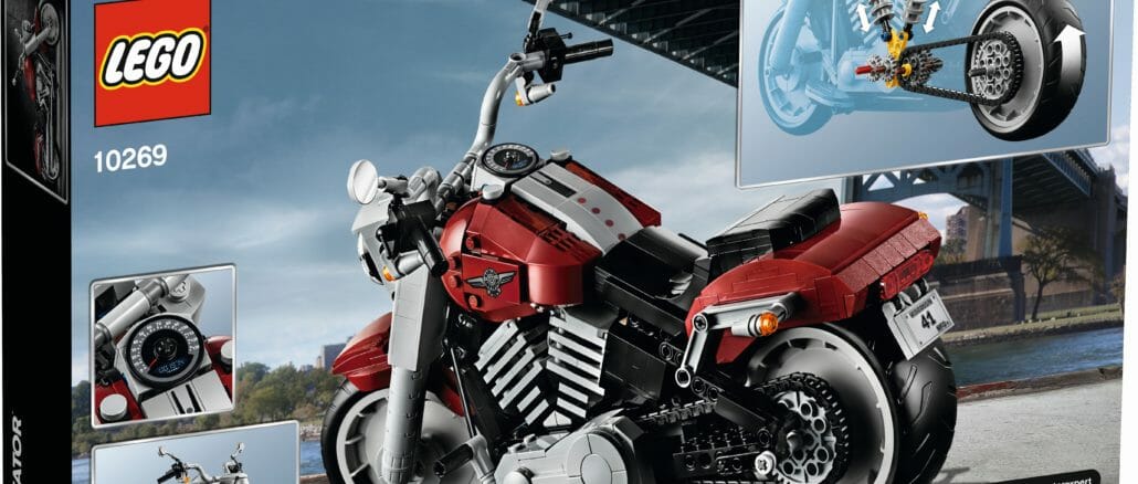 Harley-Davidson Fat Boy von Lego.