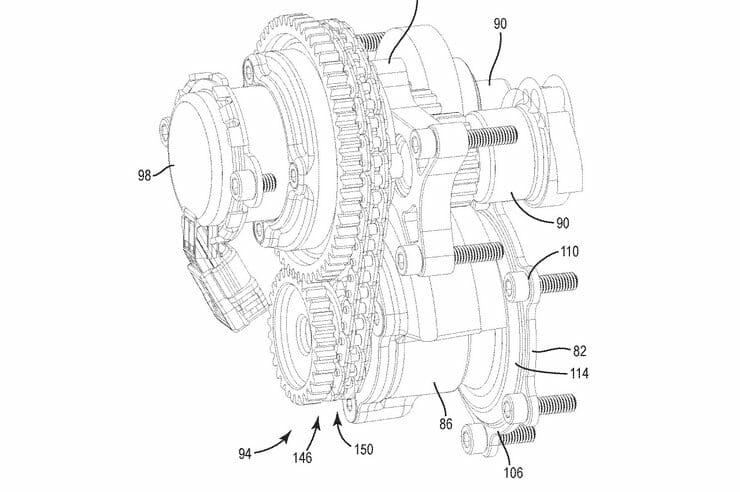 Patent: Harley-Davidson V-Twin-Motor mit variabler Ventilsteuerung