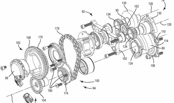 harley v twin engine