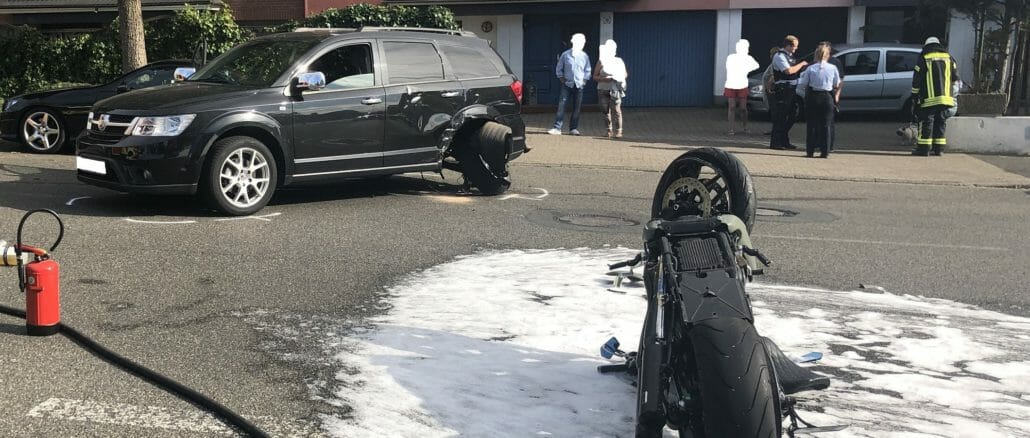 beschädigte Fahrzeuge
