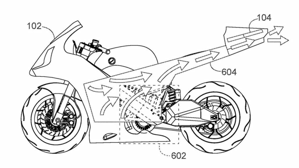 Patent – Motorrad mit Drohnen ausgestattet 29 Honda Drohnenpatent 1
