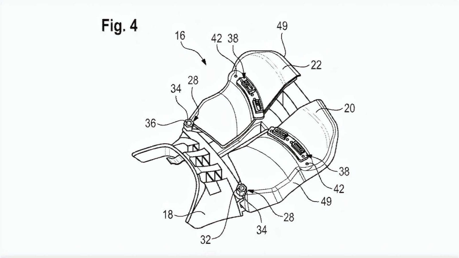Patent - seat adjustable in width 25 BMW Patent Sitz 4
