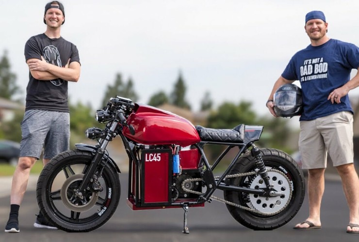 honda cb750 converted into an el