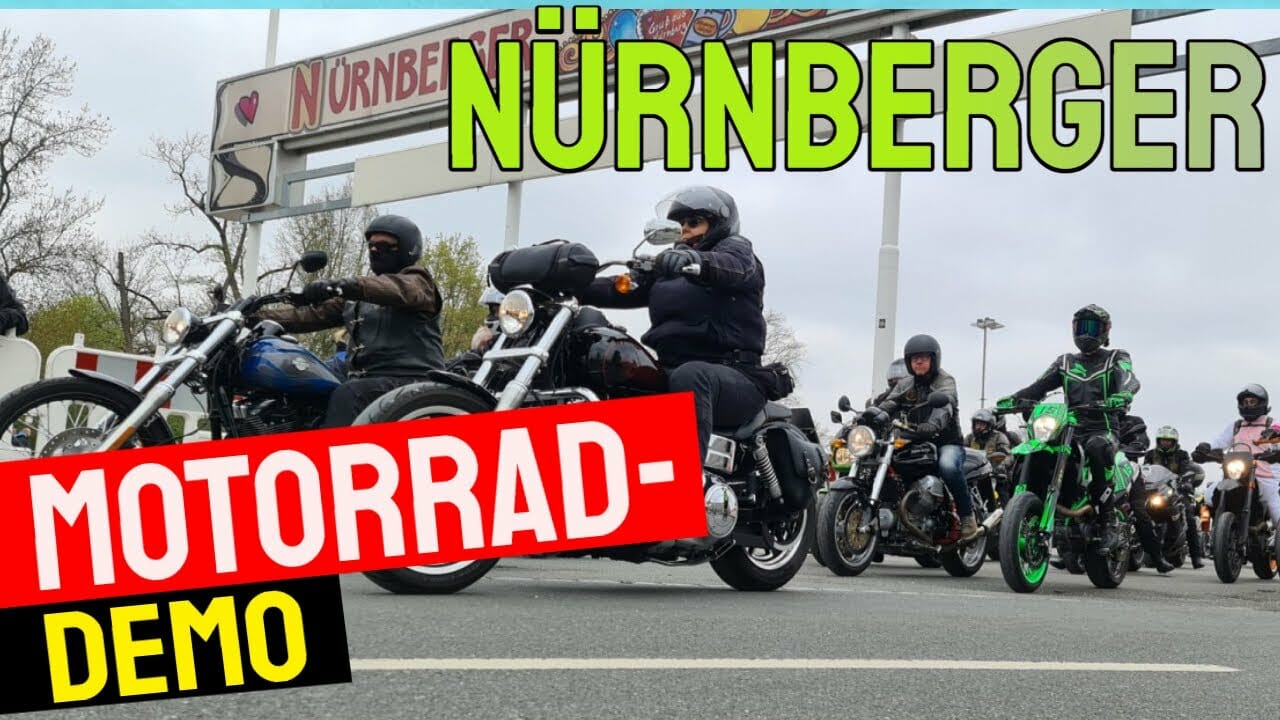 motorrad demo in nuernberg beric