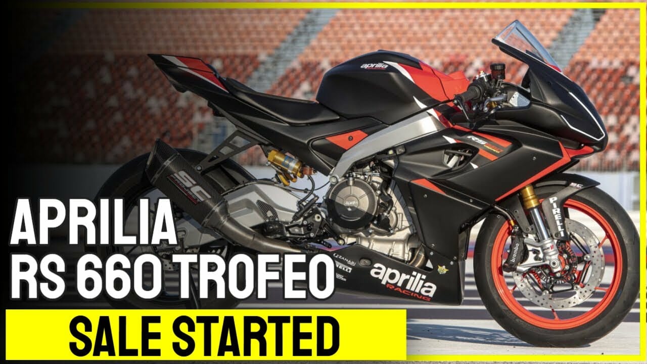 Selling of the Aprilia RS 660 Trofeo started 25 selling of the aprilia rs 660 tr