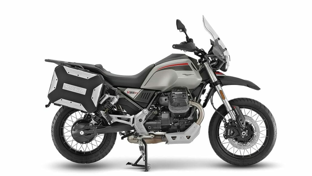 Moto Guzzi V85 TT Travel grau grigna