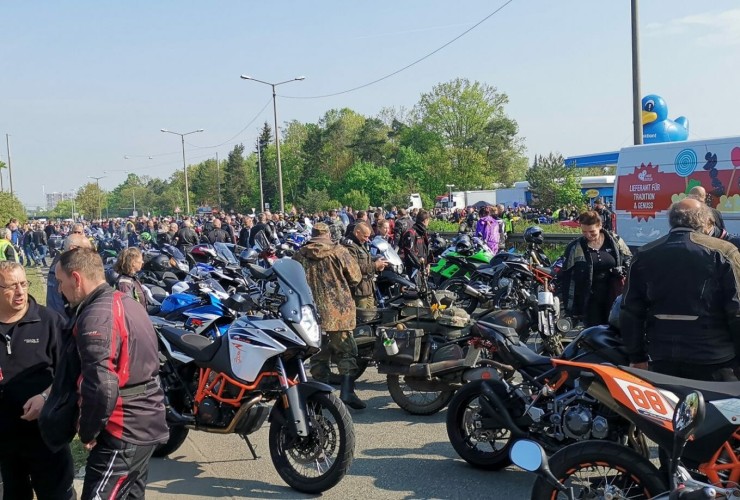 More than 13,000 bikers at the May 1 meeting in Nuremberg 42 1 Mai Nuernberg
