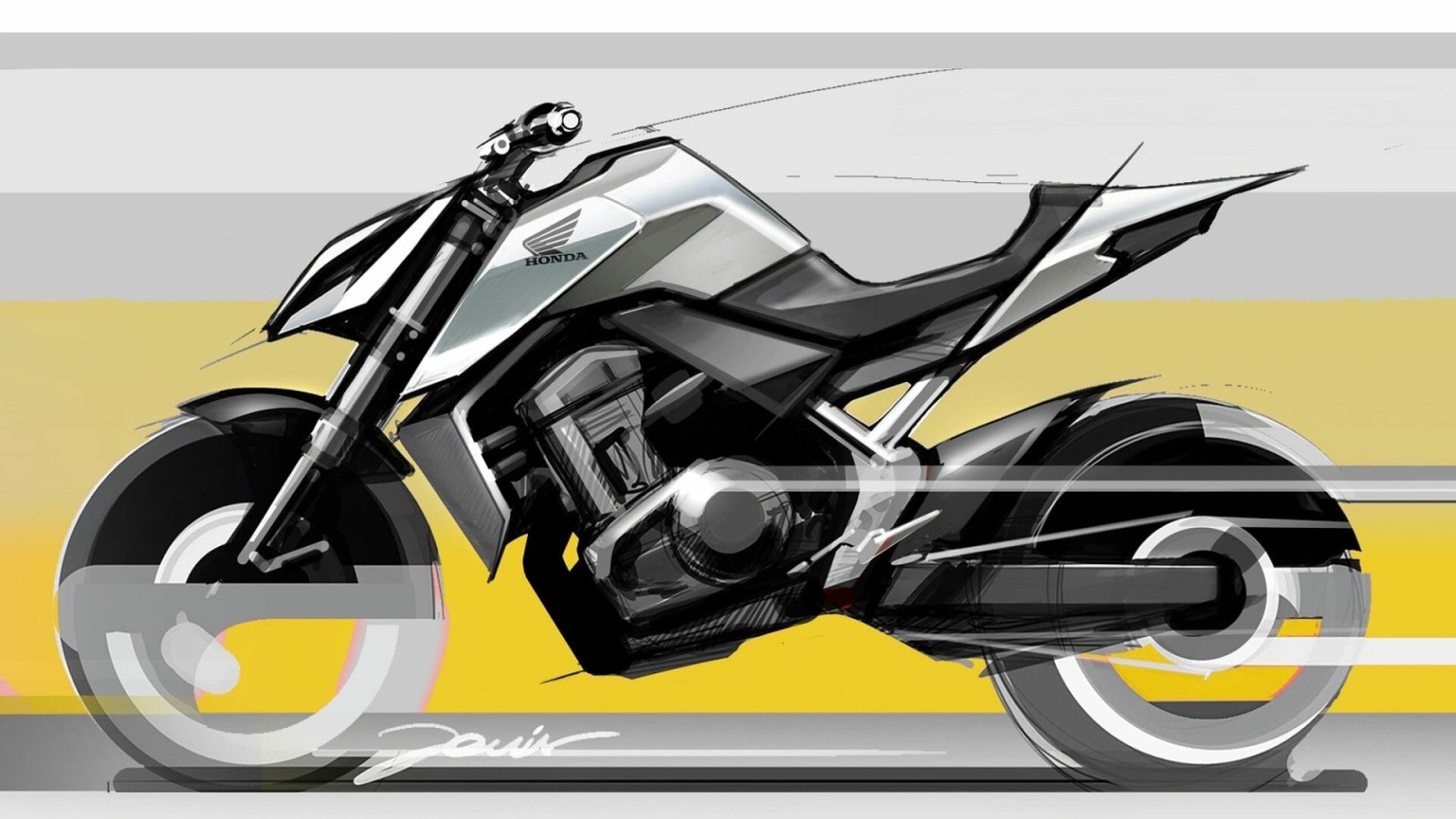 Honda Hornet wird weiter angeteasert 25 371422 New Hornet design concept sketches hint at the sting in its tail