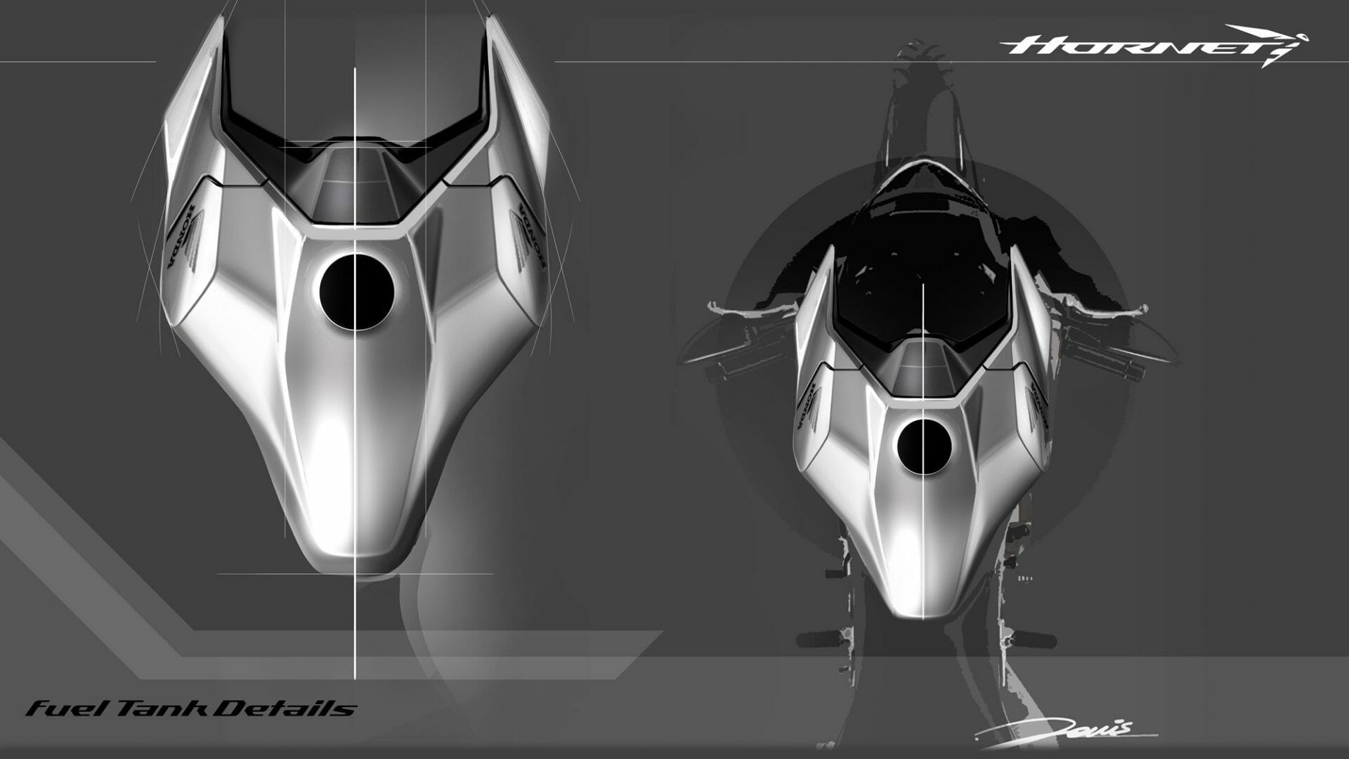 Honda Hornet wird weiter angeteasert 53 371425 New Hornet design concept sketches hint at the sting in its tail