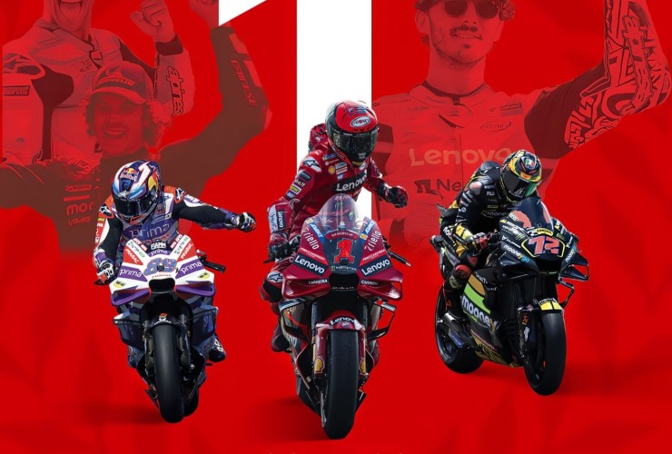Ducatis Triumph in der Rennwelt: Doppelter MotoGP-Weltmeistertitel und Rekordbrechende Saison 51 Francesco Bagnaia WorldChampions UC584840 High 1