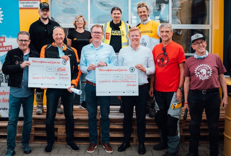 3,000 euros for local depression aid projects: Fellows Ride Black Forest 2024 78 fellows ride schwarzwald 2024 02