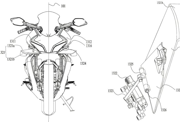 CFMoto präsentiert automatische, versenkbare Winglets – Innovation oder Showeffekt? 72 CFMoto versenkbare Winglets 1