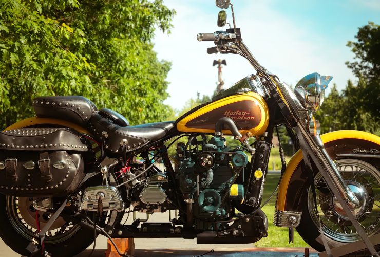 Mit Frittenfett quer durch die USA: Student baut Harley-Davidson mit Biodiesel-Traktor-Motor 66 Biodiesel Harley Davidson 5 1