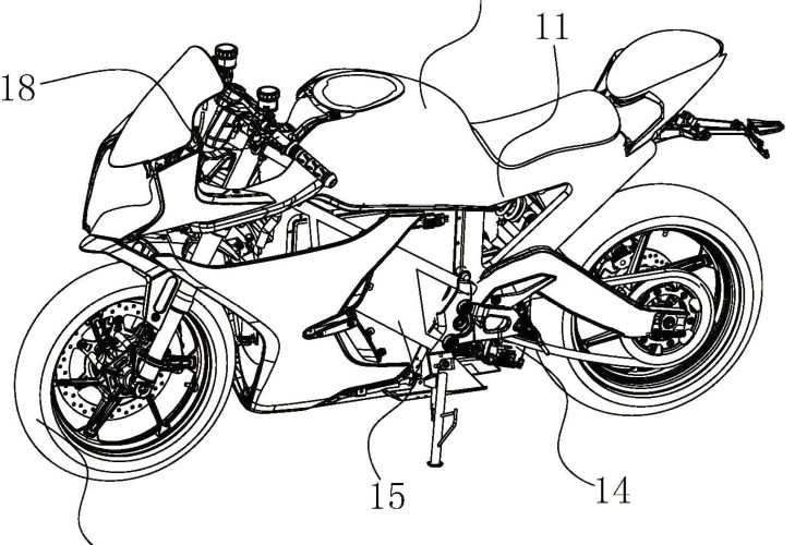 CFMoto arbeitet an innovativem Elektro-Supersportler 60 CFMoto Elektro Supersportler Patent 1 1
