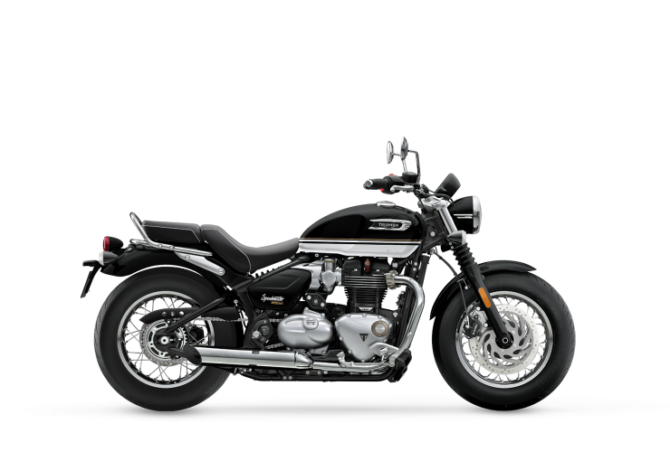 Triumph Bonneville Speedmaster 2026: New tank, improved comfort, and modern technology 42 Bonneville Speedmaster MY26 Sapphire Black RHS