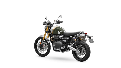 Scrambler-1200-XE_MY26_Khaki-Green_LHS-Rear-Angle